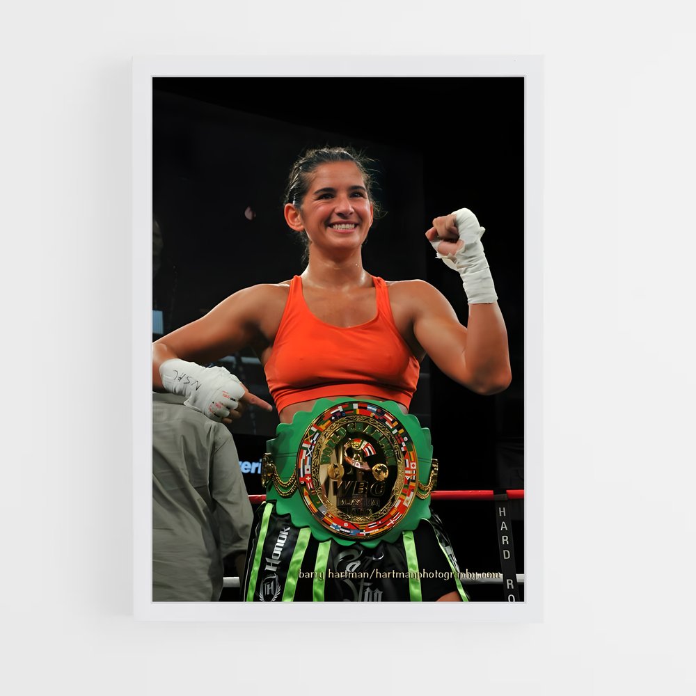Poster Champion Étoilé – affiche Muay Thai (vue 3)